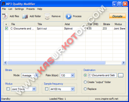 Memperbaiki Kualitas Suara File Lagu Mp3 - MP3 Quality Modifier