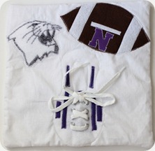 Northwestern football quiet book page Northwestern football quiet book page