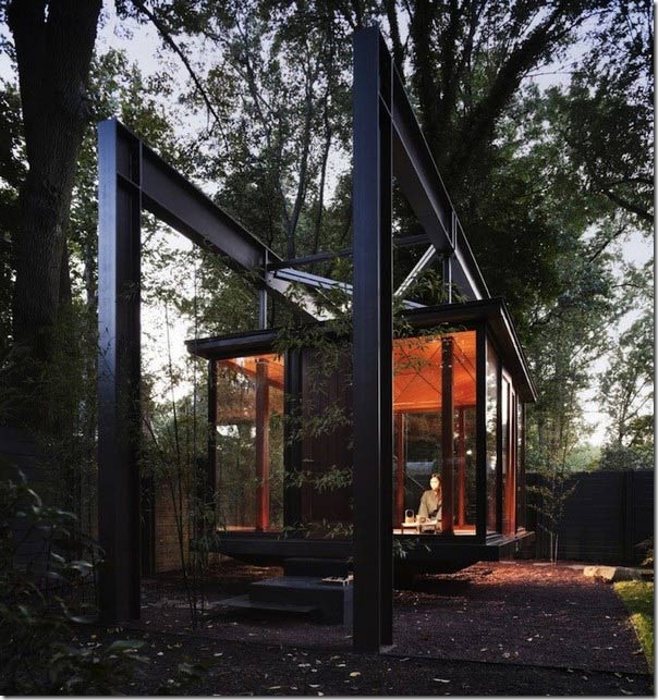 natural glass house