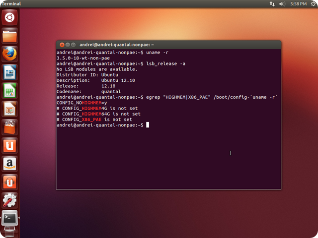 Come installare Ubuntu su hardware privo di supporto PAE