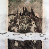 Le collage "...en présence d'Abélard" 2005, 500x700mm