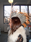 Look at Melissa rocking a feather 