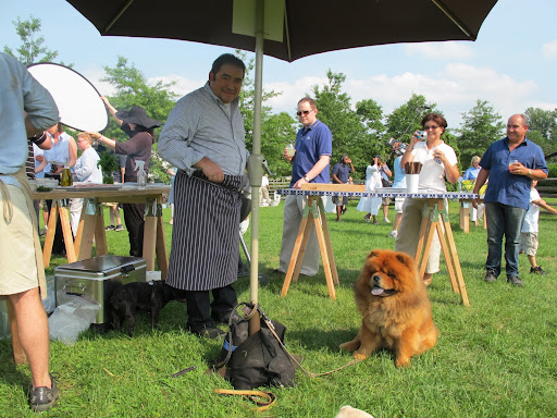 Hello, Emeril and welcome to our farm.  I know that you must be grilling something quite extraordinary and I think I'll just hang out here and hope I get lucky.