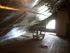 Radiant barrier being installed on Rafters of Attic