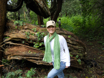 No elephants but it's still a great excuse for a stroll in the India jungle