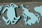 Some of the animals, in their early stages. Some of the animals, in their early stages.