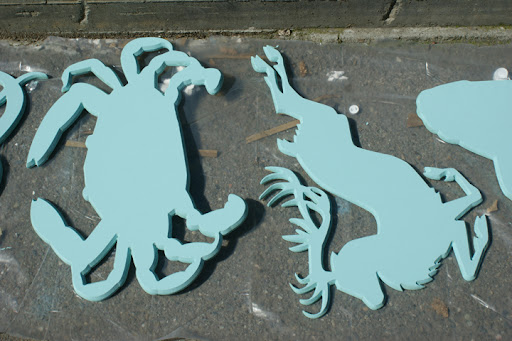 Some of the animals, in their early stages. Some of the animals, in their early stages.