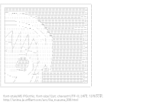 [AA]長月早苗 のぞき見る （侵略！イカ娘）