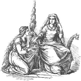Frigg And Fulla, Asatru Gods And Heroes