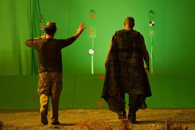 Riddick on set 02