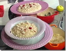 Risotto con le mele e camembert