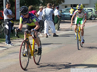 Florian après son problème de hauteur de selle