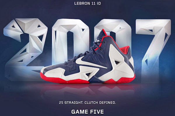 A Decade of Moments  NIKEiD LeBron XI 8220Game Five8221