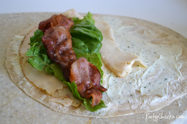 Chicken Bacon Ranch Wrap Bites by Poofy Cheeks