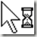 hour glass pointer computer pointing device