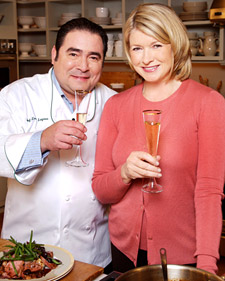 Emeril and Martha make a great team.