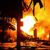 Explosão em posto de combustível
