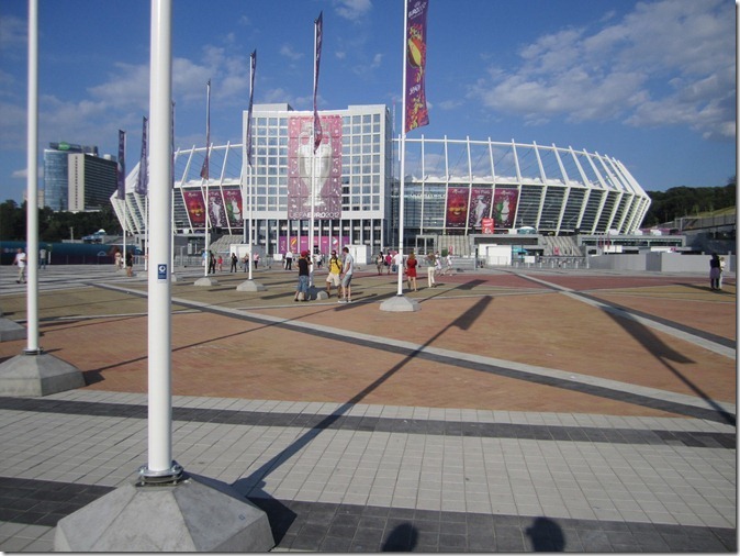 “Olimpiyskiy” stadium before the Final “Olimpiyskiy” stadium before the Final