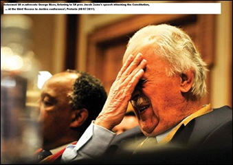 BIZOS Adv George DISMAY Zuma says Constitution must not override ANC needsJuly82011