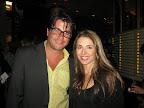 Jessica Aufiero of Rouge Tomate posed with Anthony.
