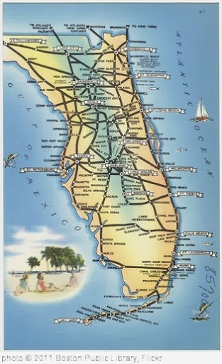 'Map of Florida' photo (c) 2011, Boston Public Library - license: http://creativecommons.org/licenses/by/2.0/