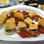 spicy sausages and sliders in Mississauga, Ontario, Canada