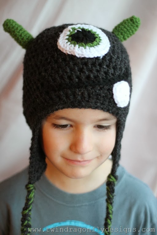 Crochet Monster Hat (30) Crochet Monster Hat (30)