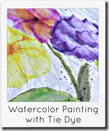 watercolor with tie dye