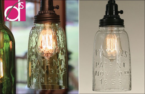 mason jar pendant lights
