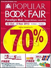 Popular Bookstores Book Sale Fair Event 2013 Malaysia Deals Offer Shopping EverydayOnSales