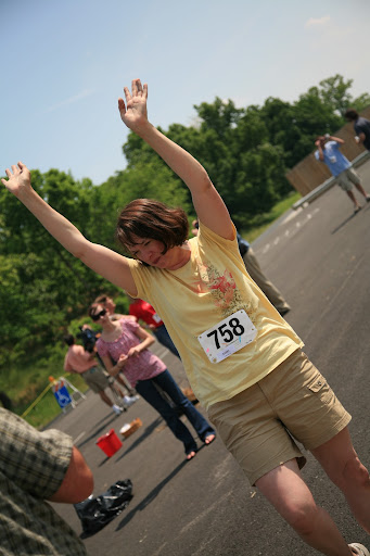 KSMU's Michele Skalicky participated in the Media Outdoor Adventure Challenge.  (Photo Credit: Alex Crowder)