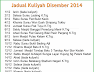 Jadual Kuliah Ustaz Azhar Idrus (UAI) Disember 2014
