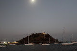 Full moon over La Playita
