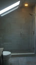 Frameless Door W/Sloped Panel