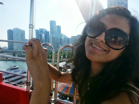 Ellie on the Ferris Wheel