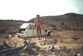 voyage moto insolite 2CV Emile Leray