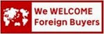 We WELCOME Foreign Buyers Logo