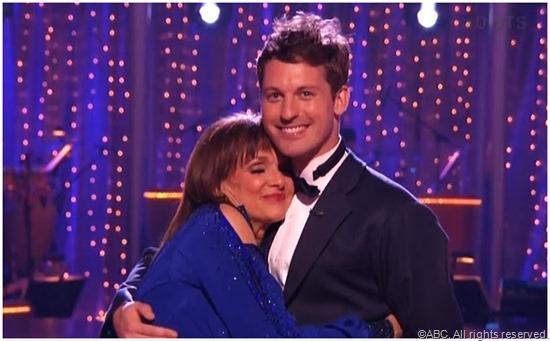 Valerie Harper and Tristan MacManus.