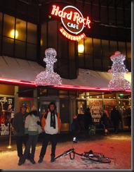 Entrada do Hard Rock Café em Amsterdam