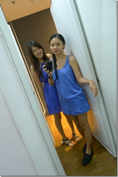 little blue dresses