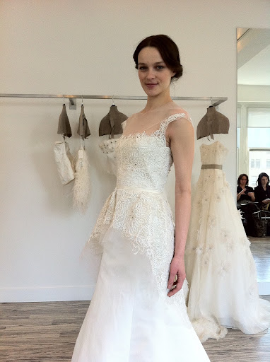 Here is the dress with the peplum.