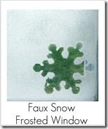 Faux Frosted Window