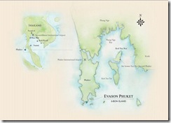 Evason Phuket map, Phuket
