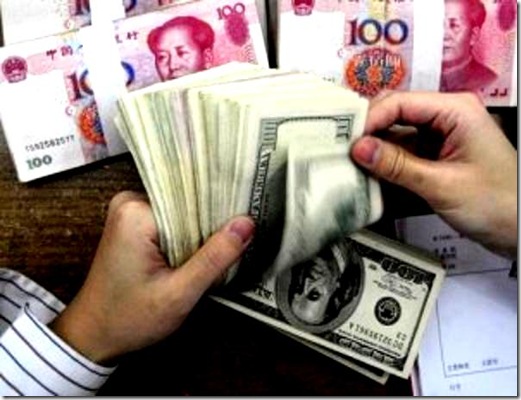 China Yuan and U.S. Dollars