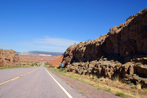New Mexico: The view from my window on my cross-country road trip. I'd never seen colors like this before!