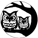Full Moon Owl Stencil