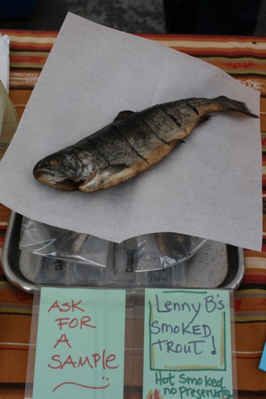 Smoked trout