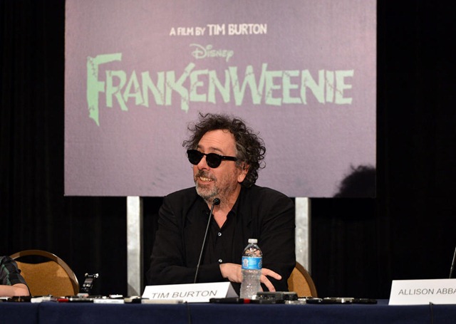 SAN DIEGO, CA - JULY 12:  Director/producer Tim Burton speaks at the "Frankenweenie" press conference during Comic-Con International 2012 at Hilton Bayfront Hotel on July 12, 2012 in San Diego, California.  (Photo by Alberto E. Rodriguez/WireImage)
