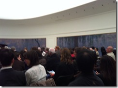 A Debussy piano concert in the Orangerie surrounded by Monet water lillies