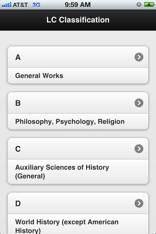 LC Classification